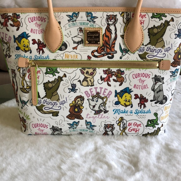 Disney Dooney and Bourke Sidekicks Tote RARE! - Picture 2 of 12